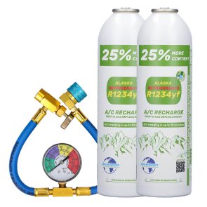Double Kit – Alaska Refrigerants R1234yf Ersatzkältemittel für Fahrzeuge