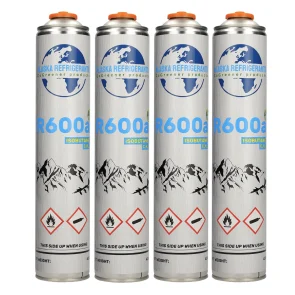 4 x Alaska Refrigerants R600a Isobutane – 420g